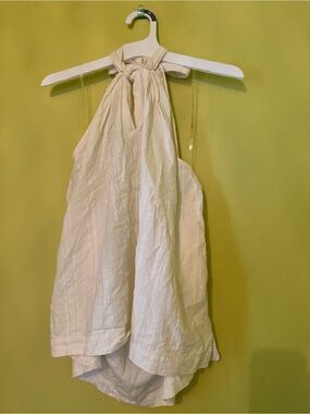 Universal Thread white linen halter top